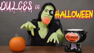 COMIENDO DULCES QUE DAN MIEDO!!! | AnaNANA TOYS