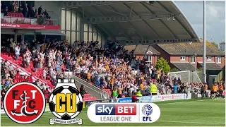 FLEETWOOD BATTERED AT HOME… FLEETWOOD TOWN VS CAMBRIDGE UNITED VLOG