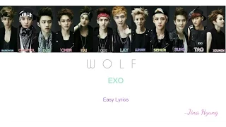 wolf Exo Easy Lyrics