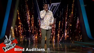 Γιάννης Κάρκος "Η νύχτα μυρίζει γιασεμί" | Blind Auditions | The Voice of Greece | S08