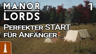 Der PERFEKTE Start für Anfänger ♚ Let's Play Manor Lords Schwer 1 | deutsch gameplay tutorial