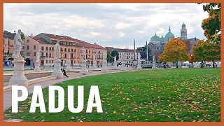 PADUA, Padova (Veneto) Italy walking tour in 4k 🍂 Autumn walk [PART 1]
