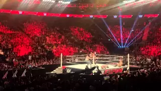 WWE Raw, o2 arena, dark match ending