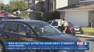 Man In Custody After Six-Hour SWAT Standoff