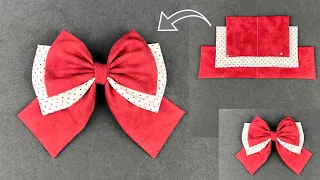 Beautiful Hair Clip. Big Hair Bow Tutorial.