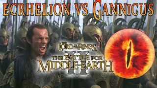 🟢1v1 Patch 1.09v02 BFME 2 Online Multiplayer *Ecthelion vs Gannicus*