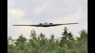 AWESOME RC SCALE B-2 SPIRIT STEALTH BOMBER - TWIN 100N GAS TURBINES - WESTON PARK # 1 - 2023