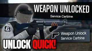 QUICKESTS Way To Unlock The M16 Service Carbine In GTA Online!