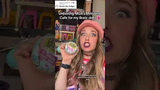 Unboxing MGA Miniverse Make It Mini Food Cafe + Stock Miniature Fridge for Bratz Dolls (Part 1/3)