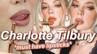 THE BEST CHARLOTTE TILBURY LIPSTICKS and LIP LINERS (a guide to Charlotte Tilbury lipsticks)
