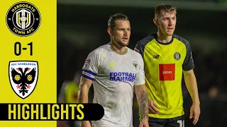 Harrogate Town 0-1 AFC Wimbledon Highlights