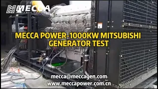 MECCA POWER-1000KW MITSUBISHI Diesel Generator Test
