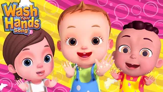 Wash Your Hands Song |Nursery Rhymes & Kids Songs | Baby Ronnie Family Rhymes | Good Habits For Kids