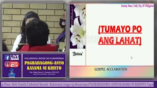 Sunday Tagalog Mass on 28 February 2021 @ 6:30PM Ikalawang Linggo ng Kuwaresma