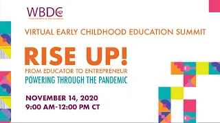 WBDC 2020 Virtual Childcare Summit (English Audio)