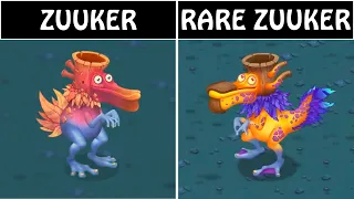 Wublin Island All Rare Monsters | Rare Zuuker Update 12 | My Singing Monsters [4K]