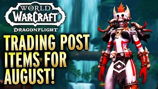 Trading Post Items For August! World of Warcraft Dragonflight