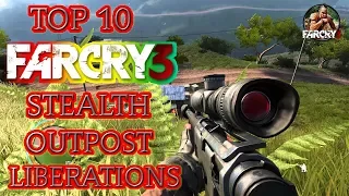 ✅Far Cry 3 Top 10 Stealth Outpost Liberations Undetected Full HD 2017