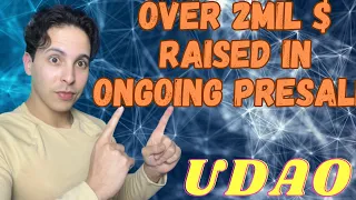 UDAO IS THE NEXT BIG THING... FIRST PRESALE ENDS TODAY 05.10.2023 !!