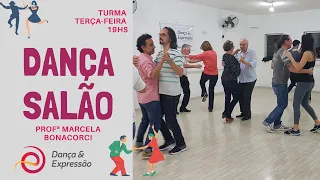 Aula Dança de Salão Intermediária - Salsa - Profª Marcela Bonacorci