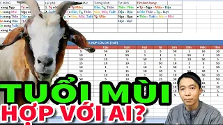 Tuổi MÙI (tuổi DÊ) hợp với ai KẾT HỢP LÀM ĂN - KẾT HÔN - SINH CON hợp tuổi nào?