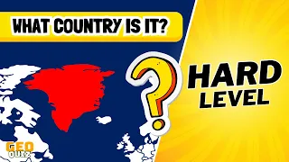 Guess The Country On The Map - HARD LEVEL | Geography Quiz | Quiz Show