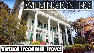 Downtown Wilmington North Carolina Walking Tour - City Walks - Treadmill Walking Scenery - 4k