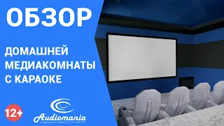 Домашняя медиакомната с караоке