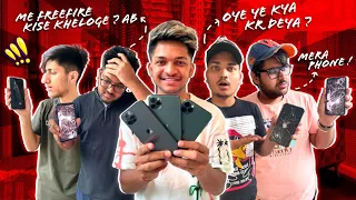 Breaking All YouTuber iPhone 12 Pro Max & Giving Nokia Phone 😂😂😂