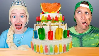 Jelly Watermelon Cake Decorating ideas 케이크 챌린지 Mukbang by KIKIMO