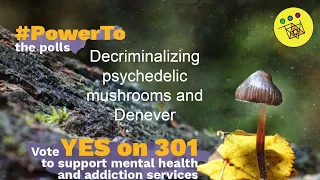 Decriminalize Magic mushrooms on Ballot Denver May 7  301 Just Tai now