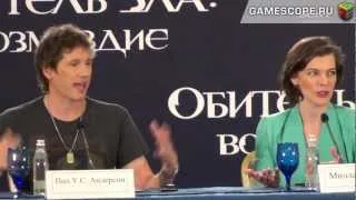 Обитель зла: Возмездие (Resident Evil: Retribution Press Conference)