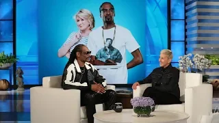 Snoop Dogg on Staying at Martha Stewart's House and Teaching Ellen a New Word