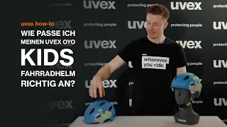 Wie passe ich meinen uvex oyo Kids-Fahrradhelm richtig an? | uvex how-to