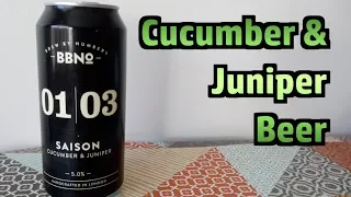 Week Of Weird Beer - Brew By Numbers Cucumber & Juniper - Weird Stuff In A Can #82