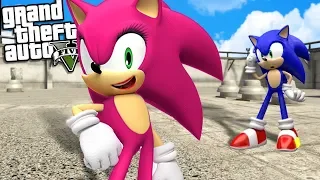 SONIC THE HEDGEHOG finds his LOST SISTER (GTA 5 Mods)