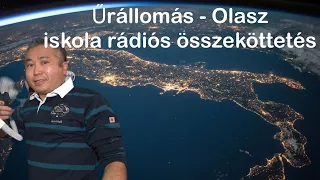 ISS rádiós összeköttetés egy Olasz iskolával