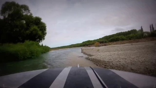 Ashburton river Jet boating  15f turbo jet boat and m16a powerd