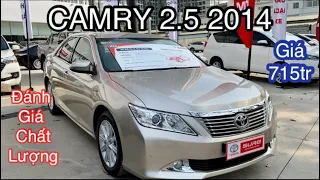 Camry 2.5G 2014 siêu đẹp| Toyota Tân cảng mua bán ô tô sài gòn| xe đã qua sử dụng tphcm| camry 2014