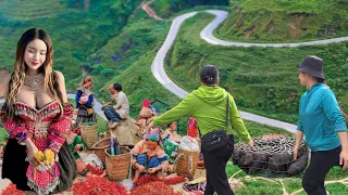 MỘC MẠC CHỢ PHIÊN HÀ GIANG BÁN NHIỀU ĐẶC SẢN TOÀN NGƯỜI VUI TÍNH