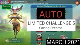 Limited Challenge Stage 5 Auto (March 2021) Saving Dreams Eloise (Limited Challenge Dream Witch)