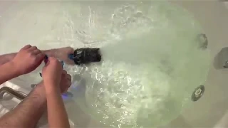 подвесной водомет из ручного насоса/ suspension water jet from a hand pump