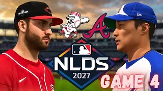 NLDS GAME 4 VS. BRAVES | MLB THE SHOW 24 CINCINNATI REDS FRANCHISE EPISODE 70!
