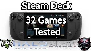 Steam Deck Benchmark - 32 Games Tested!