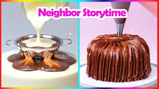 😤 Neighbors Storytime 🌈 Satisfying Chocolate Cake Decorating Hacks