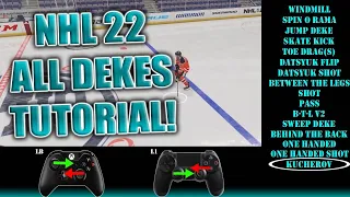 NHL 22 How To Do All Dekes Beginner/Advanced Tutorial (PS5/XBOX)
