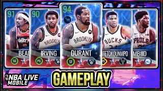 ПОЛНЫЙ ВСЕЗВЕЗДНЫЙ ДЮРАН ГРАНД МАСТЕР ВОСТОЧНЫЙ ГЕЙМПЛЕЙ | NBA LIVE Mobile 21 S5 All-Star Masters 