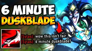 When Shaco gets Duskblade at 6 Minutes, you might as well just FF