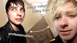 sam & colby losing their professionalism for 3 minutes straight pt.2