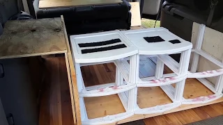 How to Build a Home Made Camper Van / Start to Finish DIY Off-Grid Conversion Part 1 (V940)
